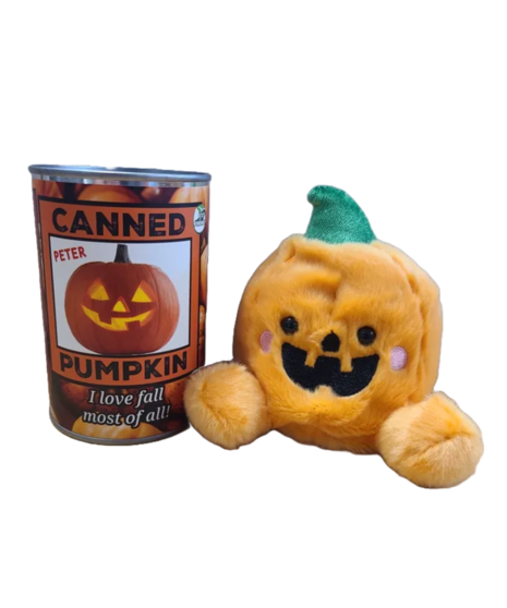 Peter Jack'O Lantern Plush In a Can
