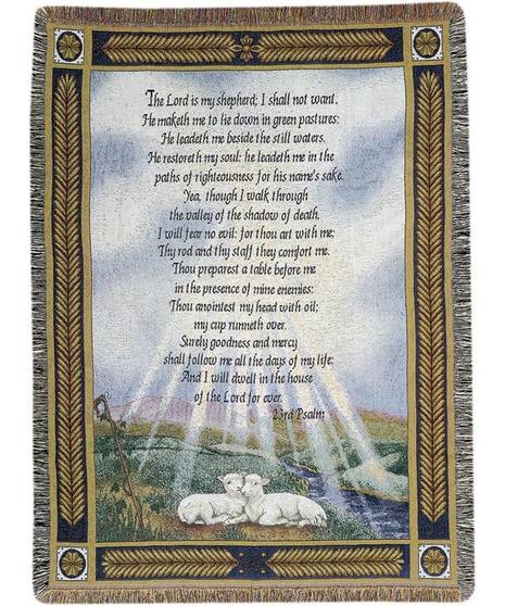 23rd Psalm Throw
