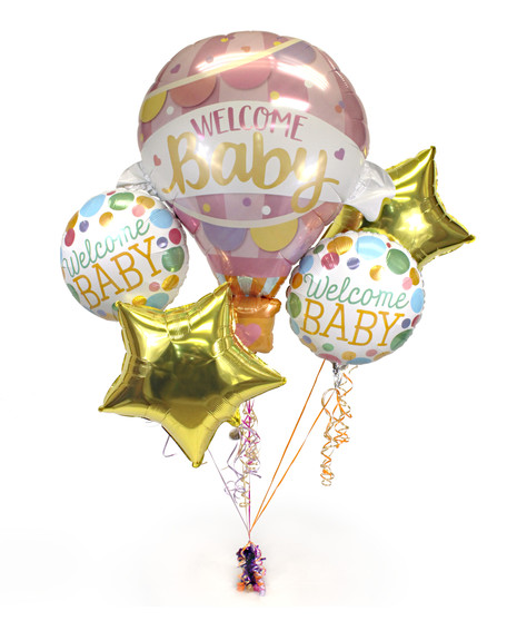 Baby Girl Balloon Bouquet