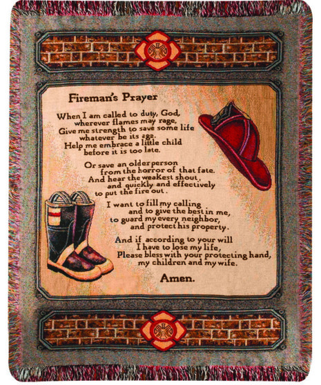 Fireman's Prayer Throw