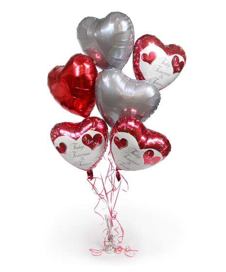 Today, Tomorrow &  Forever Balloon Bouquet