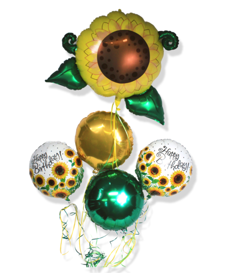 Sunflower Surprise Balloon Bouquet