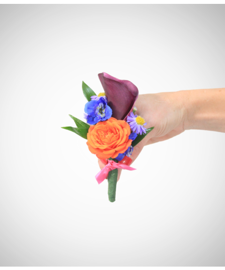 Vivid Vows Boutonniere