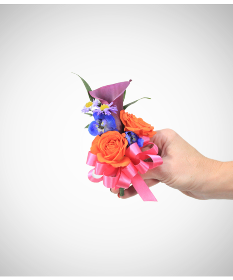 Vivid Vows Pin-On Corsage