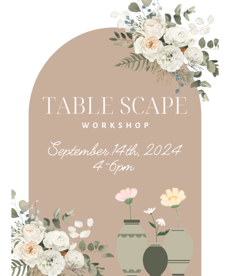 High End Tablescape - September 14th,  2024