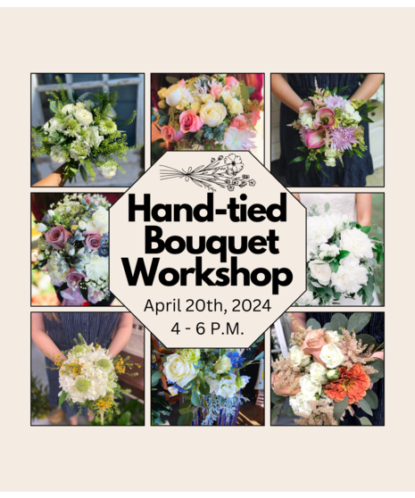 Hand tied Bouquet Workshop - April, 20th 2024