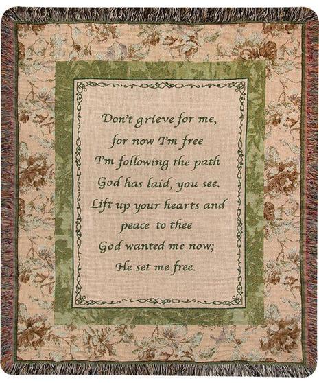 Don't Grieve for Me Throw
