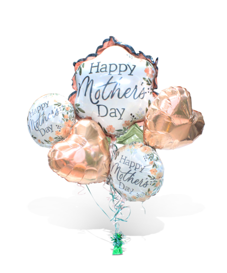 Happy Mother's Day Rose Gold Balloon Bouquet