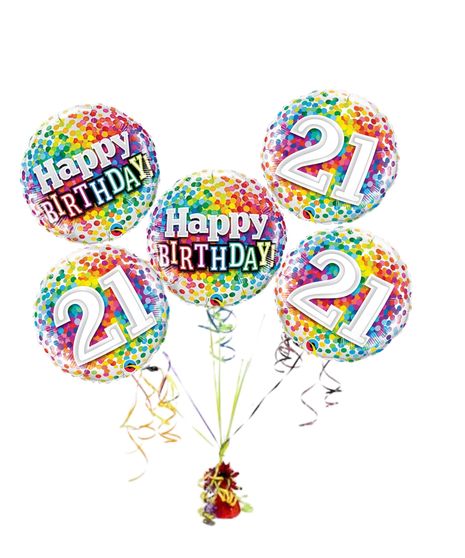 Happy Birthday Mylar Balloon Bouquet/ Best florist & balloons in  Burlington/order one today online