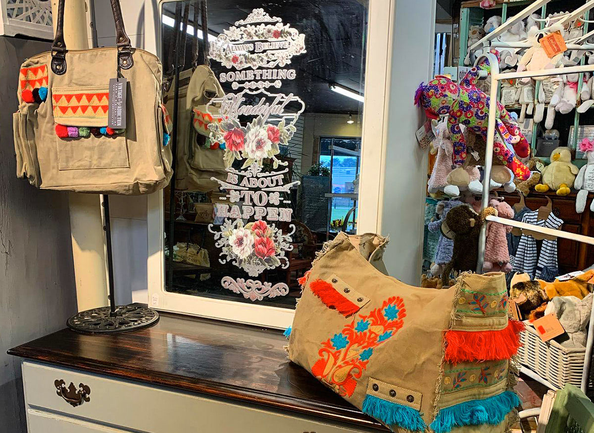 Hand-crafted knapsacks and toys
